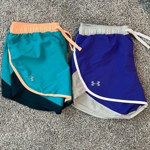Under armor running shorts